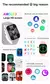 Imagem do Smartwatch masculino original 2.04 &quot;amoled 368*448 tela hd bluetooth c
