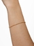 Pulseira Riviera Incolor Banhado em Ouro