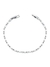 Pulseira Incolor Cravejada Banhada em Ródio - comprar online