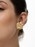 Brinco Flor Orgânico Banhado em Ouro - comprar online