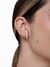 Ear Hook Cravejado Banhado em Ouro