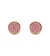 Brinco Chuveiro G Micro Zircônias Rosa Rubi Banhado em Ouro na internet