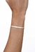 Pulseira Malha Fita Banhada em Prata - comprar online