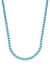 Colar Riviera Azul 4mm Banhada em Ródio na internet