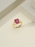 Anel Fusion Pink TAM16 Banhado em Ouro - comprar online