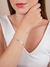 Pulseira Malha Fita Banhada em Prata - comprar online