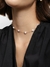 Choker de Pérola Barroca Banhada em Ouro