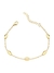 Pulseira Elo Minimalista Banhada em Ouro na internet