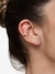 Piercing Fake Cravejado Baguete Banhado em Ouro