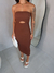 Vestido Belly | Marrom na internet