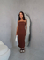 Vestido Tube | Ribana Marrom