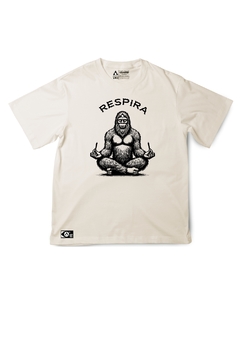 Camiseta Oversized Respira - Azamuni - Art Fun & Tek