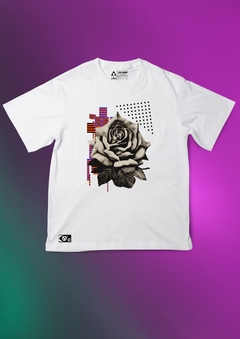 Camiseta Comfort Rosa Glitch - comprar online