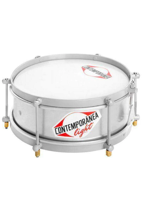 Caixa Repique 10" x 10 cm Contemporânea Light 244LT – Alumínio com Pele de Nylon e 4 Afinações
