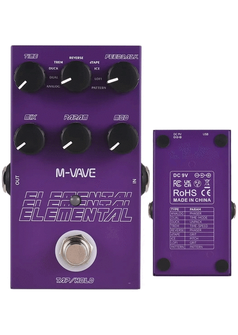 Pedal De Delay - MVAVE Elemental