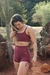 Short fitness arco - vinho do porto