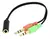 ADAPTADOR JACK 3.5 A ENTRADA DUAL - BEST