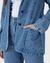 BLAZER FEMININO ALONGADO EM JEANS MALWEE na internet