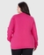 JAQUETA BÁSICA FEM PLUS SIZE EM MOLETOM STRETCH - MALWEE - Dan Modas