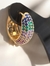 Brinco Banhado Ouro 18k Argola Cravejada Multicolorido na internet