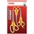 KIT DE TESOURA C/ 3UN - CORES - GADAN - comprar online