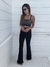 Calça Flare Cotton Preta - comprar online
