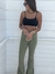 Imagem do Calça Flare Cotton Verde Militar