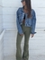 Calça Flare Cotton Verde Militar - loja online