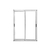 PUERTA BALCON CORREDIZA LINEA MODENA 2000 X 2000
