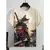 Imagem do Gato engraçado 3d impresso t camisa para homem engraçado dinossauro gráfico c