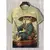 Gato engraçado 3d impresso t camisa para homem engraçado dinossauro gráfico c - PetArte