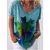 Camiseta feminina dos desenhos animados gato impressão verão manga curta com d