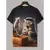 Gato engraçado 3d impresso t camisa para homem engraçado dinossauro gráfico c na internet