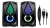 Parlantes Pc Gamer Ovansu Ospau66 Led Rgb Pc Notebook Full