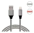 Cable Nisuta Nscameip Para iPhone A Usb 1m Malla De Metal NSCAMEIP