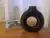 Florero Jarrón Moderno Nórdico Texturizado Dona Grande 18cm en internet