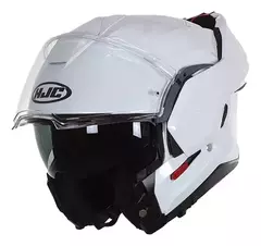 Casco HJC rebatible i100 | Sólido Pearl white