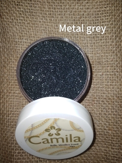 Brillo textil metálico glitter/pupurina - Línea shimmer - Expresartealmacendearte