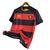 Camisa do Sport Recife I 23/24 Torcedor Umbro, nas cores vermelho e preto, com detalhes em amarelo.