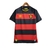 Camisa masculina do Sport Recife I 23/24, nas cores vermelho e preto, com detalhes em amarelo e logo da Umbro.