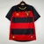 Camisa do Sport Recife I 23/24, nas cores vermelho e preto, com detalhes em amarelo e logo da Umbro.