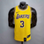 Camiseta regata amarela dos Los Angeles Lakers, modelo masculino da Nike, com número 3 em destaque.