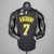 Camiseta regata preta dos Los Angeles Lakers com o nome "Anthony" e o número 7