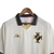 Camisa Kappa Torcedor Masculina do Vasco da Gama, branca com detalhes em dourado e preto, exibindo o logo do clube.