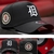 Boné preto da New Era com logo dos Detroit Tigers e detalhe do All-Star Game.