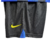 Calças do kit infantil Inter de Milão I 23/24 da Nike, na cor azul e preto, com detalhe em amarelo.