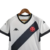 Camisa do Kit Infantil Vasco Away 23/24, modelo branco com detalhes em preto e vermelho