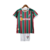 Kit infantil do Fluminense I Umbro 23/24, com camisa tricolor verde, vermelha e branca e short branco.