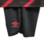 Conjunto infantil do Athletico Paranaense com camisa vermelha e preta e shorts pretos, logo da Umbro visível