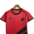 Camisa infantil do Athletico Paranaense, modelo I 23/24, nas cores vermelho e preto, com logotipo da Umbro.